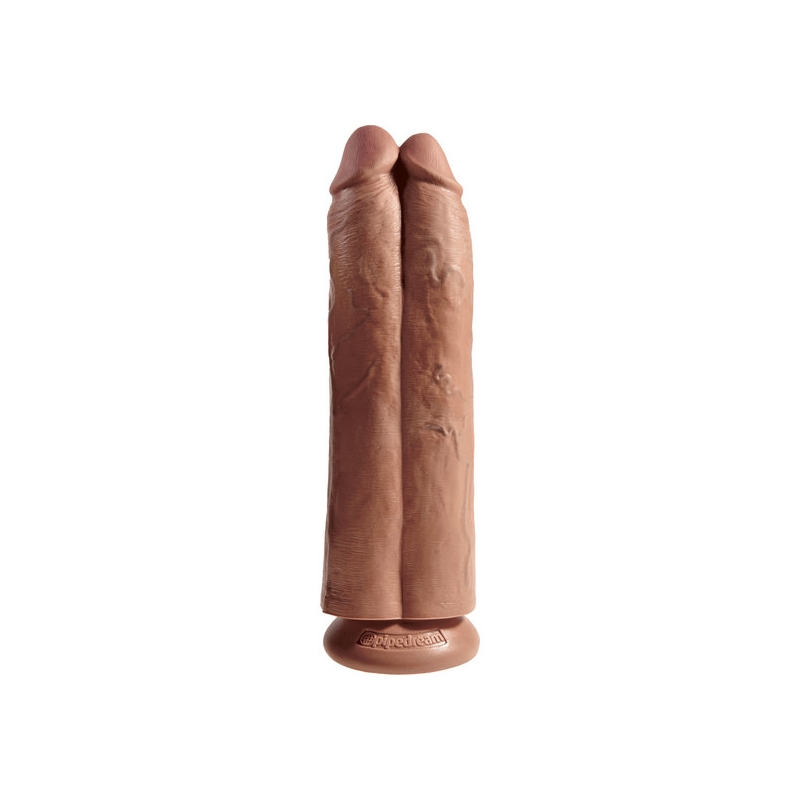 TWO COCKS ONE HOLE 30CM - CARAMELO