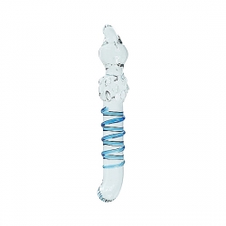 CLIMAX GLASS 4-WAY DILDO DE CRISTAL