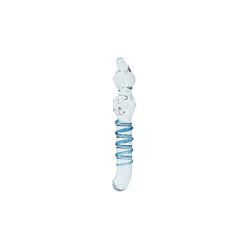 CLIMAX GLASS 4-WAY DILDO DE CRISTAL