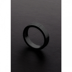 GOLDEN BLACK RIBBED C-RING (10X40MM)