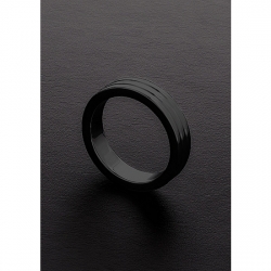 GOLDEN BLACK RIBBED C-RING (10X50MM)