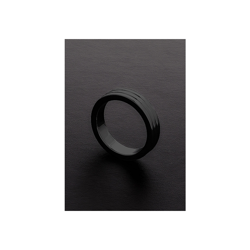 GOLDEN BLACK RIBBED C-RING (10X50MM)