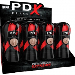 DISPLAY PDX ELITE 12UDS MASTURBADORES CON VIBRACIÓN