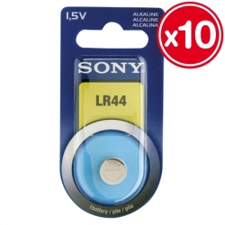 LR44 1.5V SONY ALCALINA (10 UNIDADES)