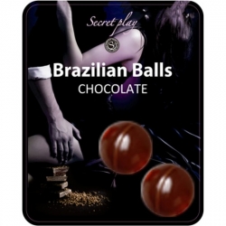 SECRET PLAY SET 2 BRAZILIAN BALLS AROMA CHOCOLATE