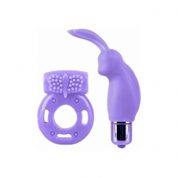 KIT DE VIBRADORES PARA PAREJAS - MORADO