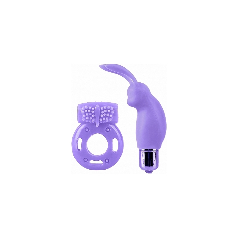 KIT DE VIBRADORES PARA PAREJAS - MORADO