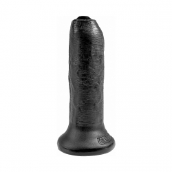 UNCUT 16,5CM - PENE REALISTA CON PREPUCIO MÓVIL - NEGRO