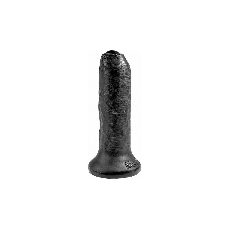 UNCUT 16,5CM - PENE REALISTA CON PREPUCIO MÓVIL - NEGRO