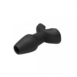 INVASION HOLLOW PLUG ANAL SILICONA - PEQUEÑO - NEGRO