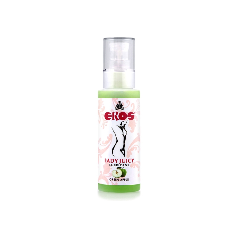 EROS LADY JUICY LUBRICANTE SABOR MANZANA - 125 ML