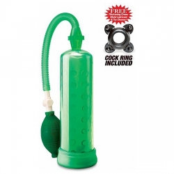 PUMP WORX BOMBA DE ERECCION SILICONA VERDE