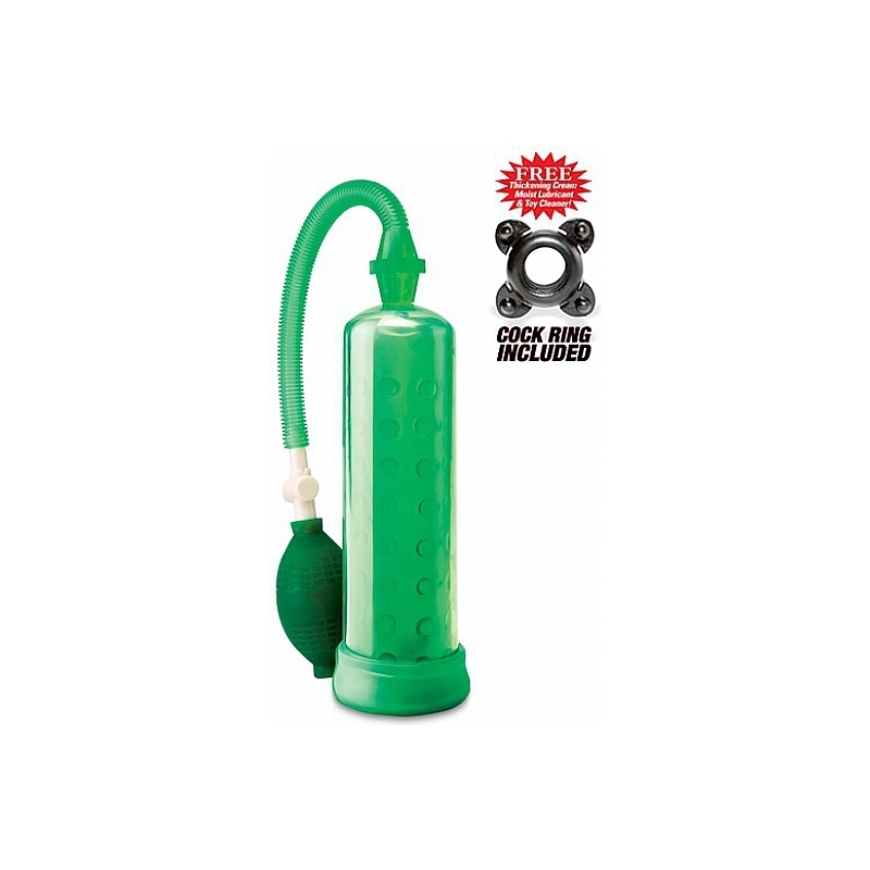 PUMP WORX BOMBA DE ERECCION SILICONA VERDE