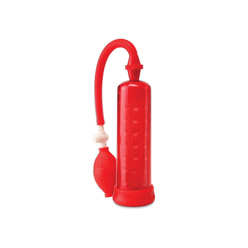 PUMP WORX BOMBA DE ERECCION SILICONA ROJA