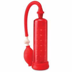 PUMP WORX BOMBA DE ERECCION SILICONA ROJA