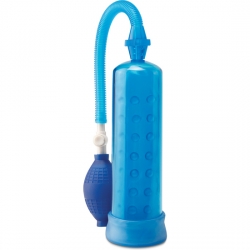 PUMP WORX BOMBA DE ERECCION SILICONA AZUL