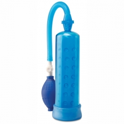 PUMP WORX BOMBA DE ERECCION SILICONA AZUL