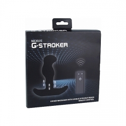 G STRAOKER MASAJEADOR UNISEX PUNTO P Y PUNTO G - NEGRO