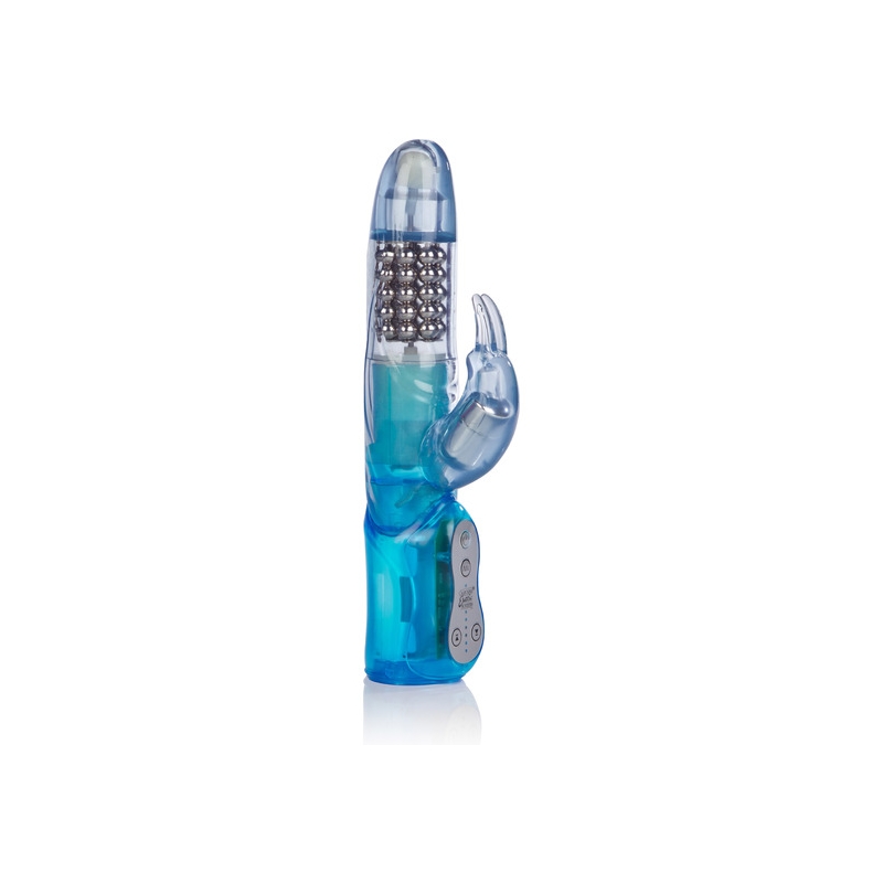 JACK RABBIT VIBRADOR RAMPANTE 5 CUENTAS - AZUL