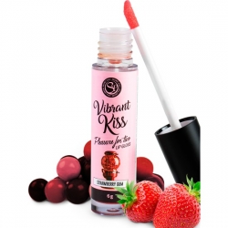 LIP GLOSS VIBRANT KISS - CHICLE DE FRESA