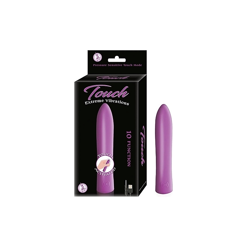 TOUCH VIBRADOR SILICONA - MORADO