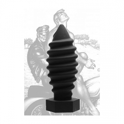 PLUG ANAL SILICONA TORNILLO - NEGRO