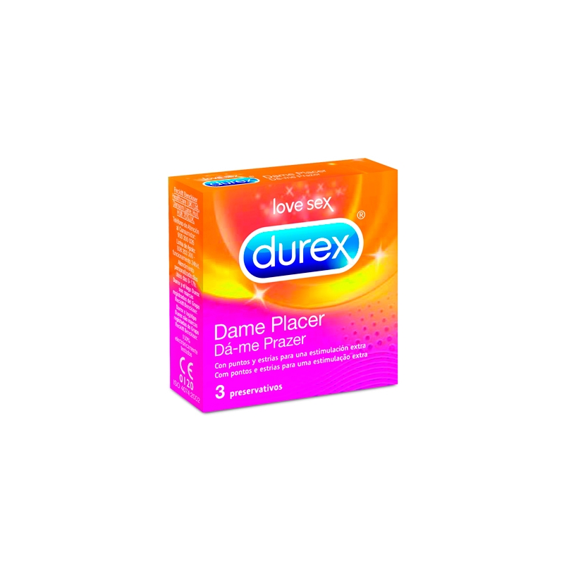 DUREX DAME PLACER 3 UDS