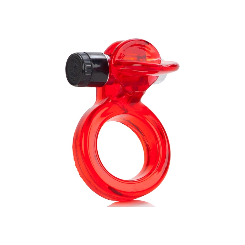 WIRELESS CLIT FLICKER - ANILLO VIBRADOR ROJO