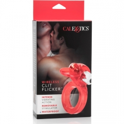 WIRELESS CLIT FLICKER - ANILLO VIBRADOR ROJO