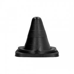 ALL BLACK PLUG TRIANGULAR 19CM