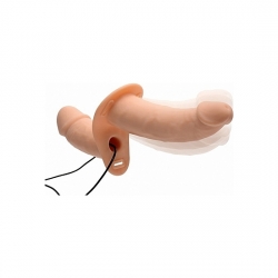 SUPREME PLEASURE ARNÉS CON DOBLE DILDO VIBRADOR