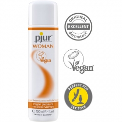 PJUR WOMAN LUBRICANTE VEGANO BASE DE AGUA 100ML