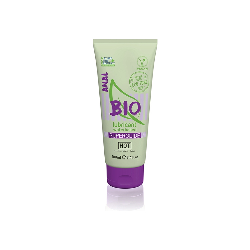 HOT BIO LUBRICANTE ANAL BASE DE AGUA SUPERGLIDE 100ML