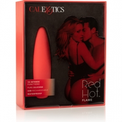 RED HOT FLAME - VIBRADOR SILICONA ROJO