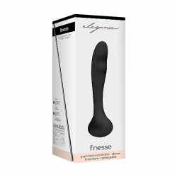 PUNTO G Y PRÓSTATA VIBRADOR FINESSE NEGRO