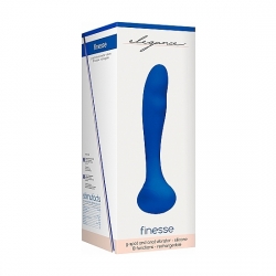 PUNTO G Y PRÓSTATA VIBRADOR FINESSE AZUL