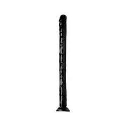 DILDO FLEXIBLE REALÍSTICO 50CM - NEGRO