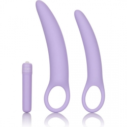 DLB ISABELLE SET DE DILDOS DE SILICONA - MORADO