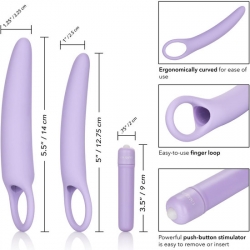 DLB ISABELLE SET DE DILDOS DE SILICONA - MORADO