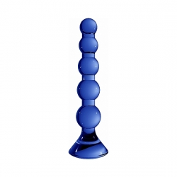 STETCH DILDO DE CRISTAL AZUL