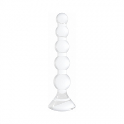 STETCH DILDO DE CRISTAL BLANCO