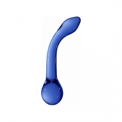 G-RIDER DILDO DE CRISTAL AZUL