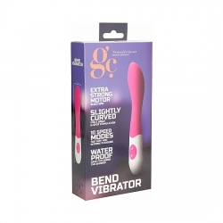 BEND VIBRADOR SILICONA ROSA