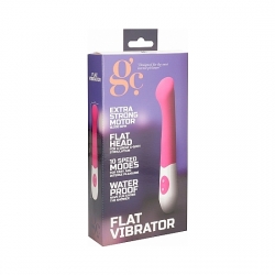 FLAT VIBRADOR SILICONA ROSA