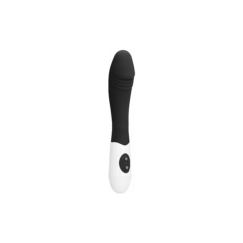 RIBBED VIBRADOR SILICONA NEGRO