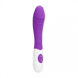 RIBBED VIBRADOR SILICONA MORADO