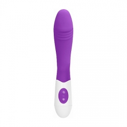 RIBBED VIBRADOR SILICONA MORADO