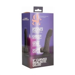 PENE REALÍSTICO CURVADO 13CM - NEGRO