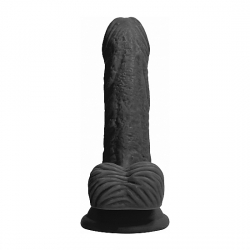 PENE REALÍSTICO CURVADO 13CM - NEGRO