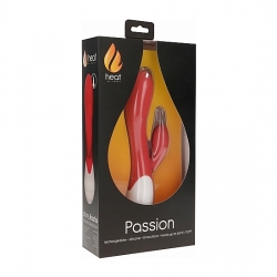 PASSION - VIBRADOR RAMPANTE CON CALOR - ROJO